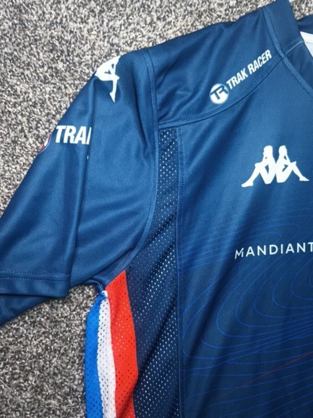 Kappa Alpine F1 Esports Kombat Jersey Mens 2XL Esteban Ocon BWT Binance Blue - Picture 5 of 15